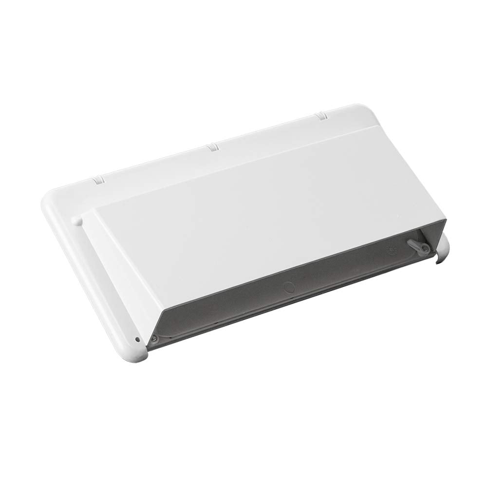 White RV Range Hood Vent Cover O4850