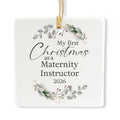 Ceramic 3-inch Square Ornament S463303