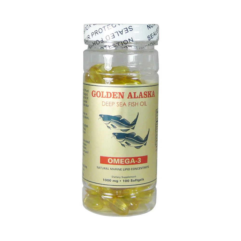 Omega 3 Fish Oil 1000mg 100 Softgels Y84912