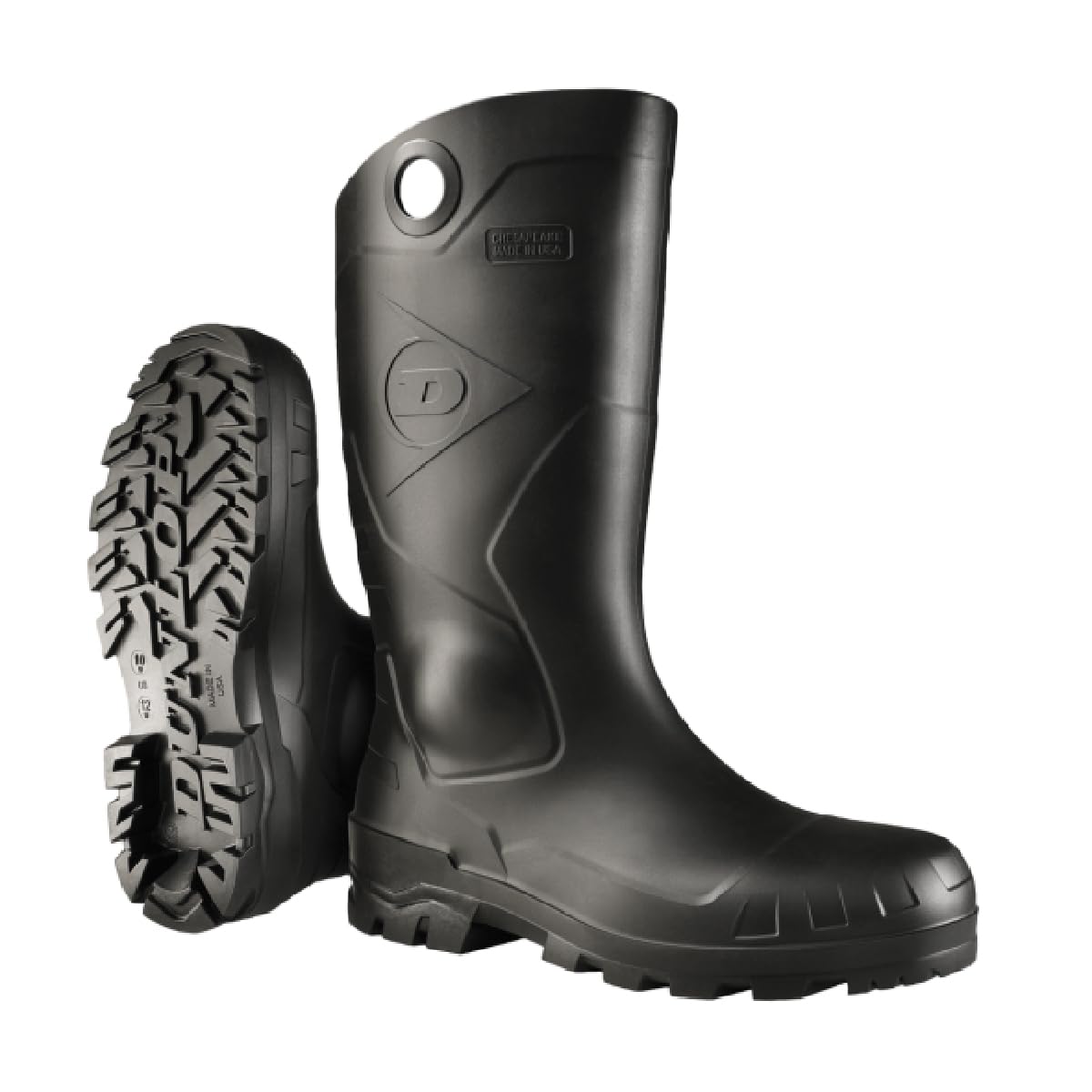 Black Rubber Boots P701