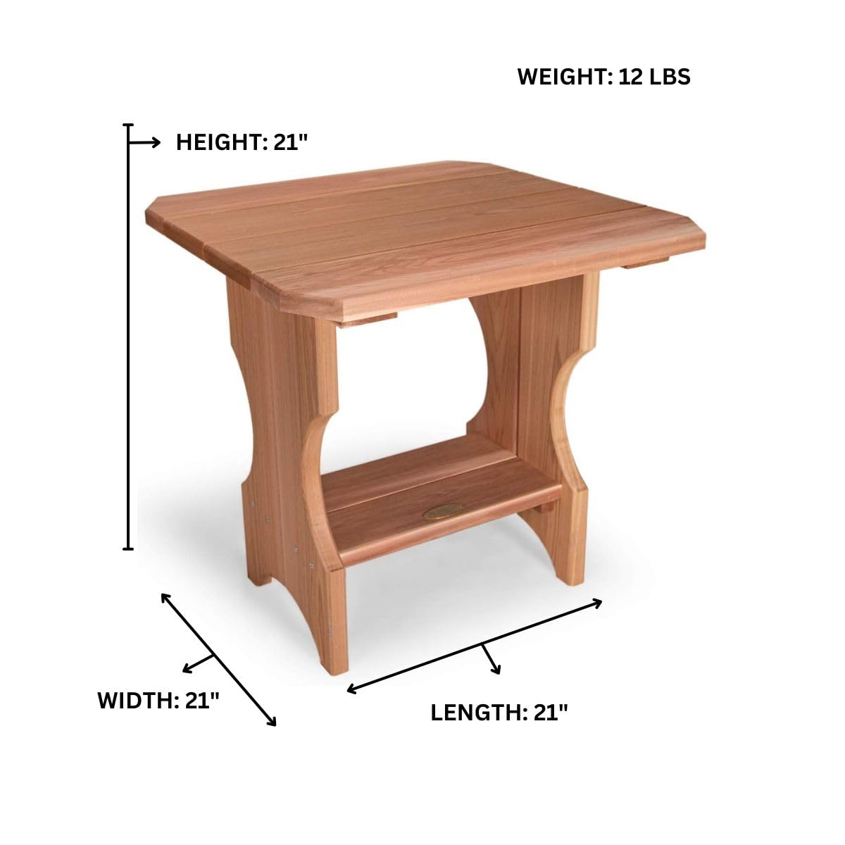 3-Piece Cedar Chair and Table Set N26604