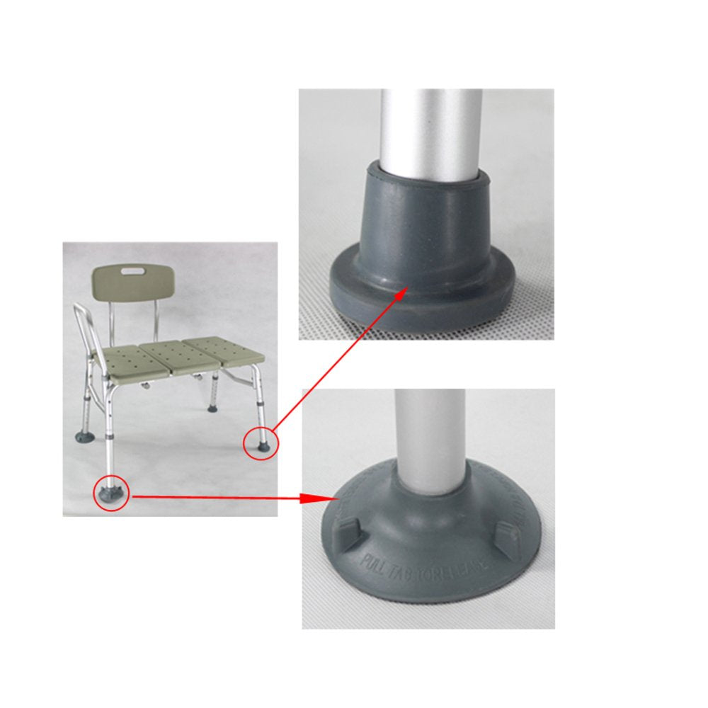 Adjustable Plastic Tub Transfer Bench with Back Non-Slip Seat D9949