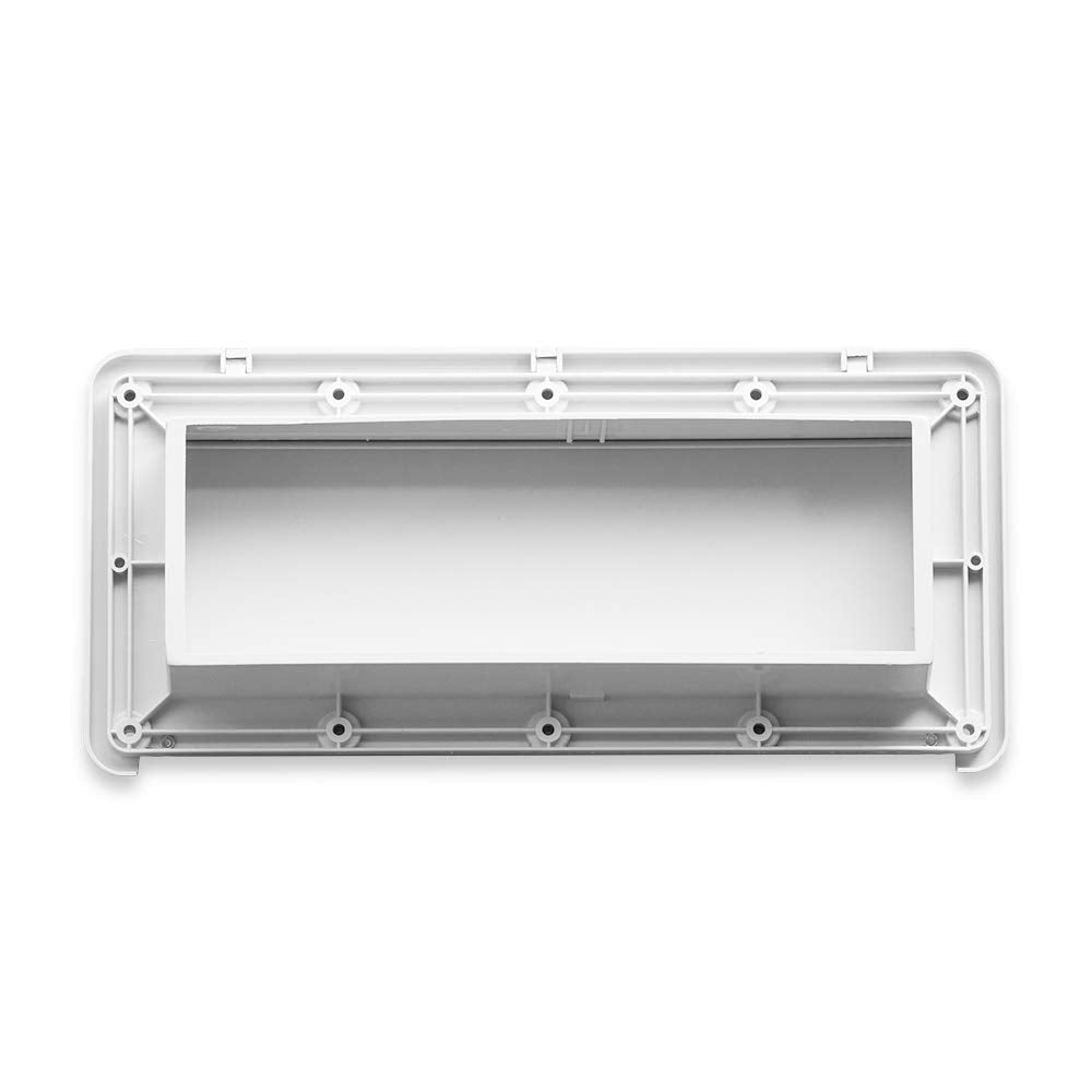 White RV Range Hood Vent Cover O4850