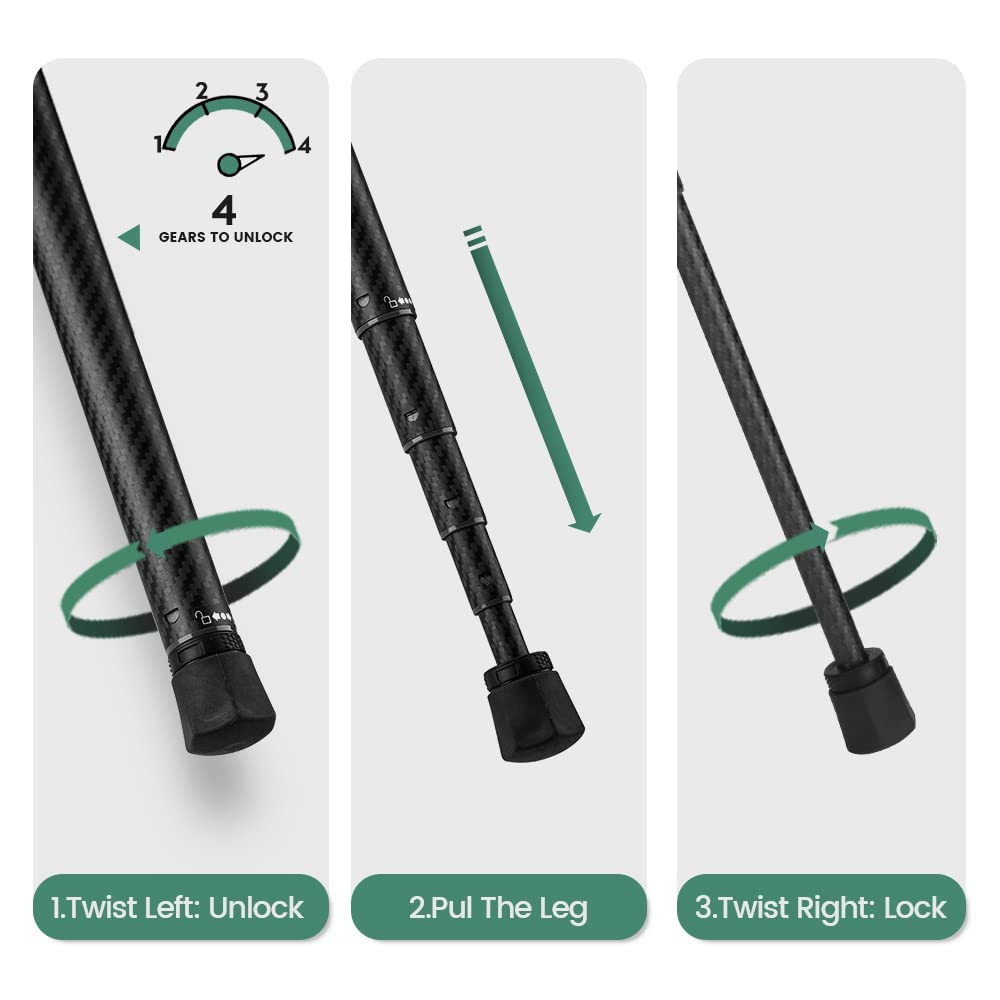 Carbon Fiber 60 Inch Camera Tripod J476