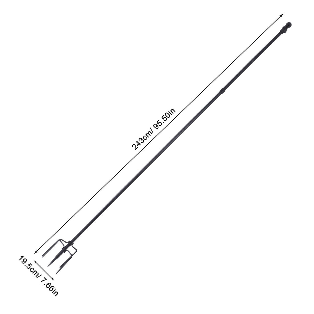 Stainless Steel Flag Pole Base with 5 Prongs W168881
