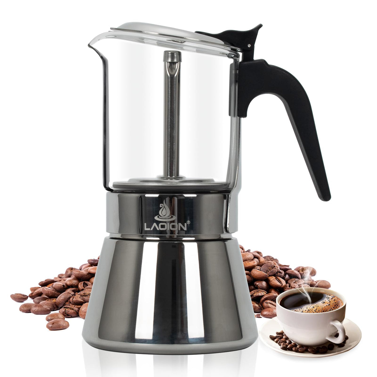 Stovetop Espresso Maker 6 Cup Moka Pot L14715