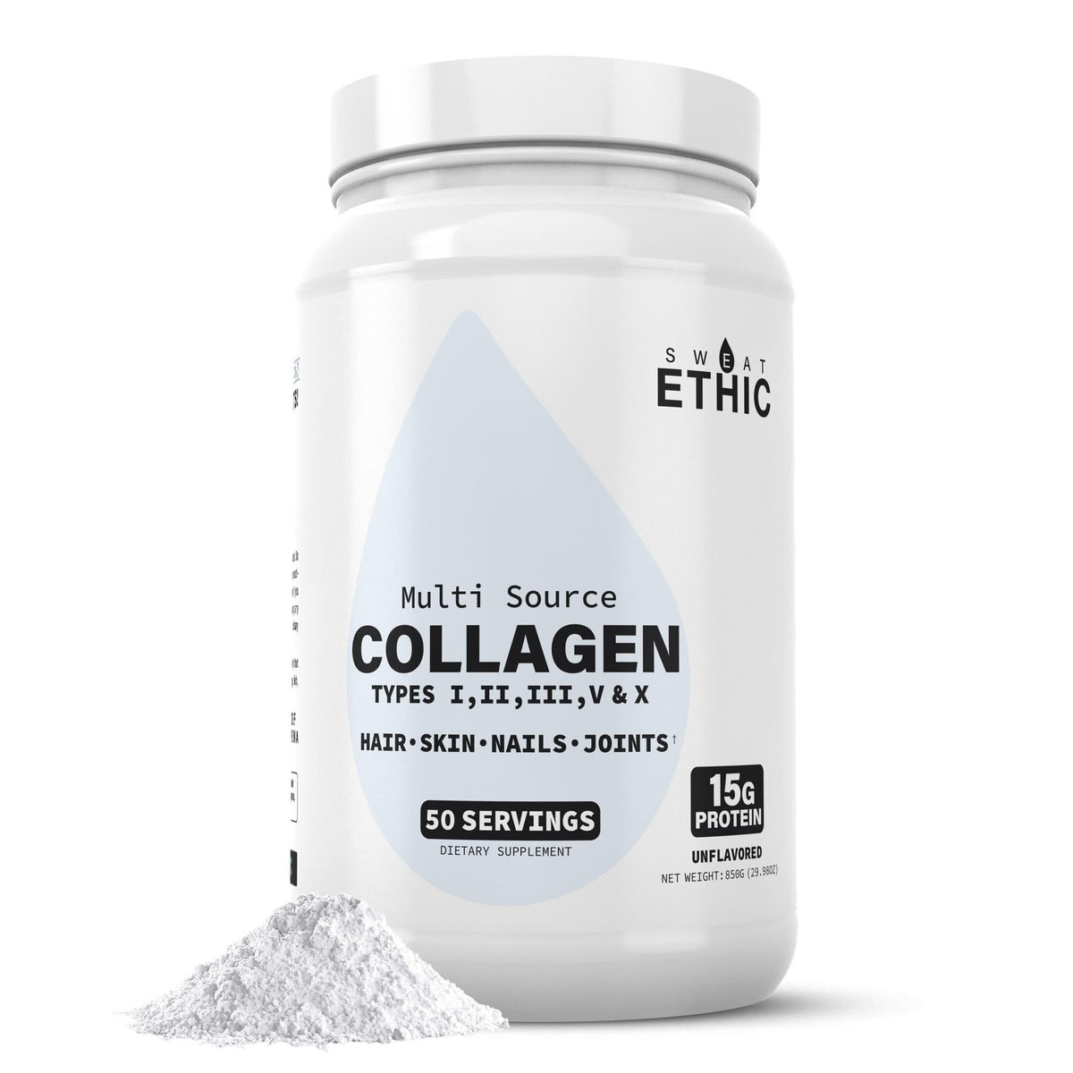 Unflavored Hydrolyzed Collagen Peptides Powder D1384