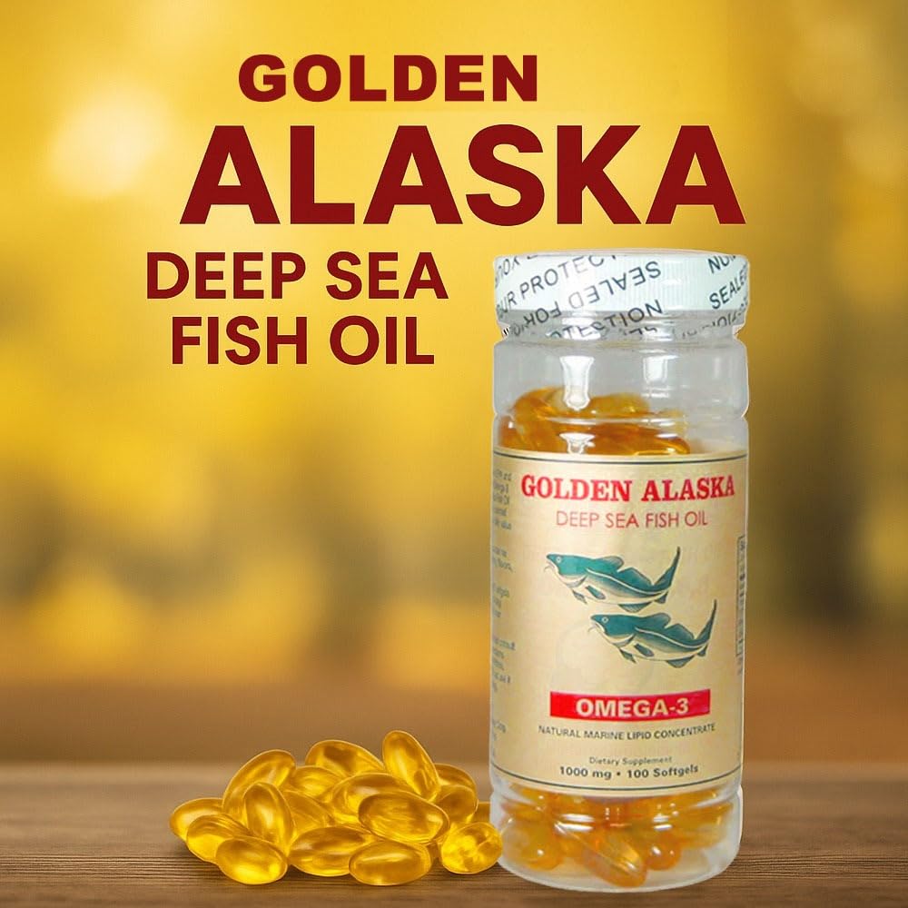 Omega 3 Fish Oil 1000mg 100 Softgels Y84912