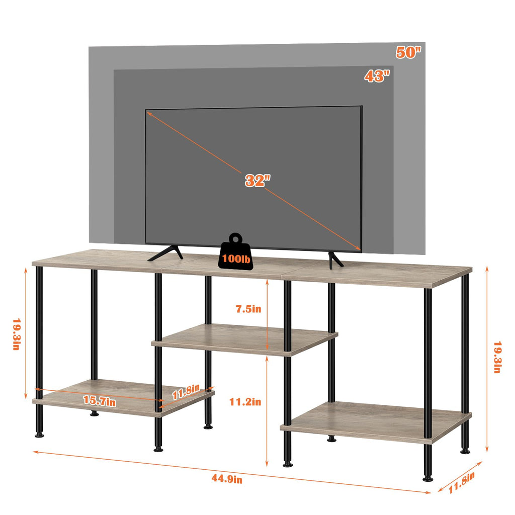 50 Inch Rustic Grey TV Stand O144698