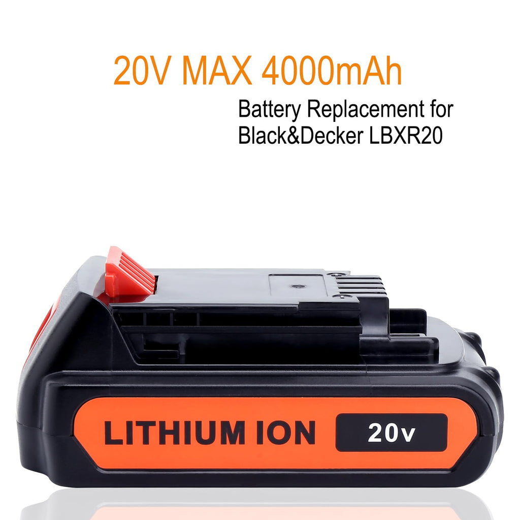 4.0Ah 20V MAX Compatible with Black and Decker Battery A517995