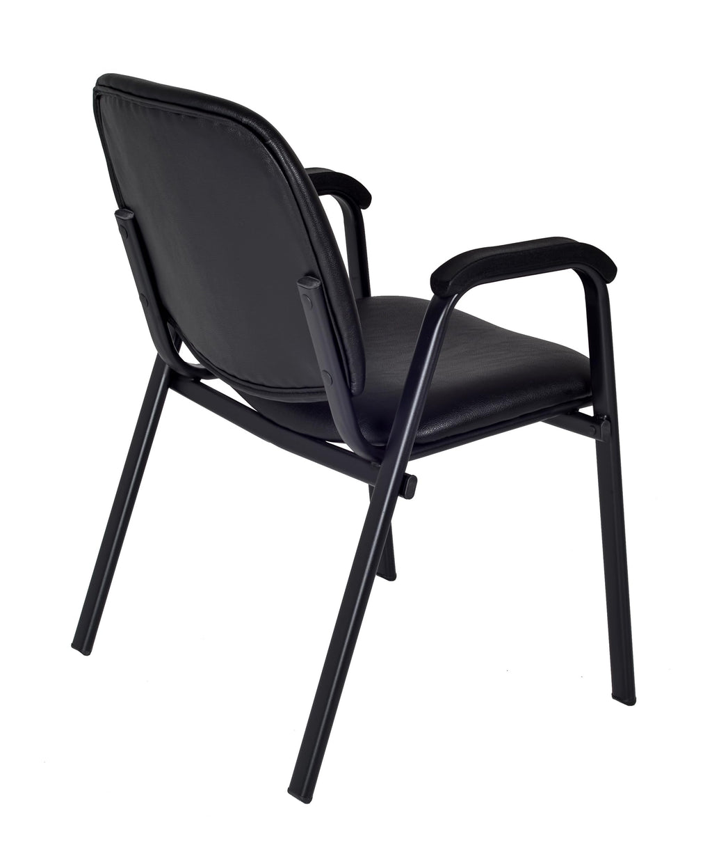 Vinyl Stacking Chair with Arms J7646