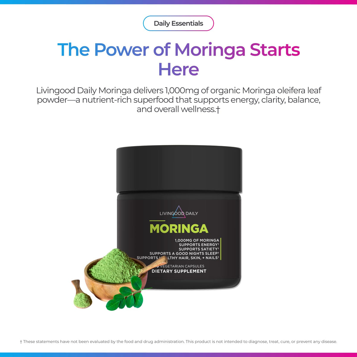 Moringa Capsules 1000mg 60 Capsules T903