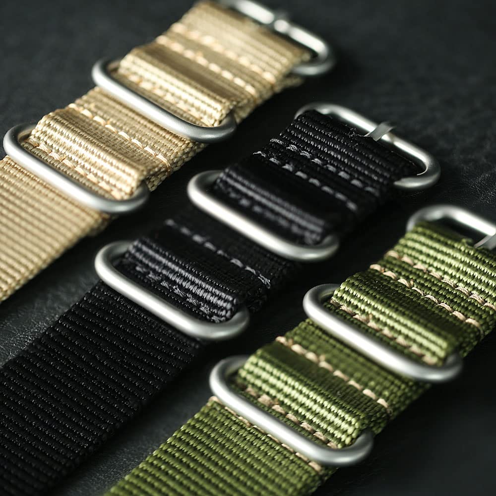 Titanium Automatic Field Watch 40mm Day Date 100M Waterproof Nylon Strap W686680