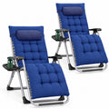 Zero Gravity Chairs Set of 2 with Cup Holder F582