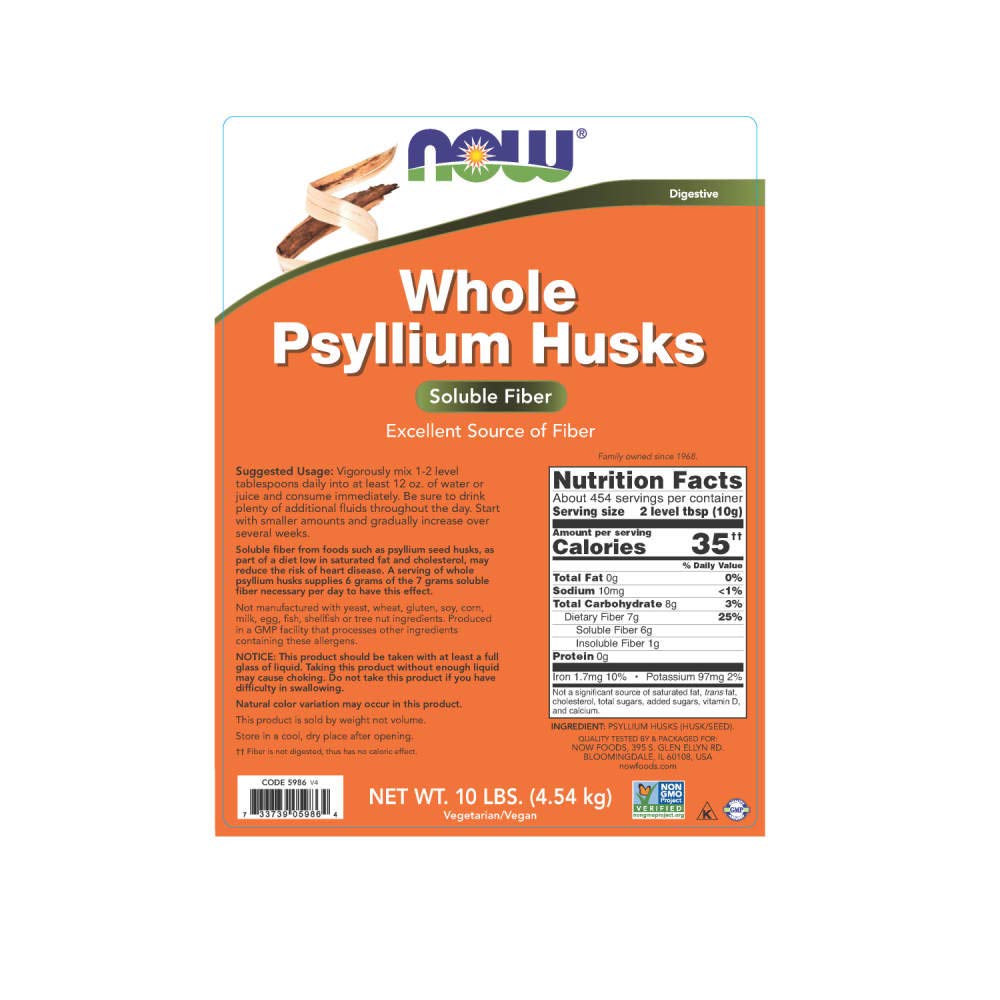 Whole Psyllium Husk 10 lbs D9237
