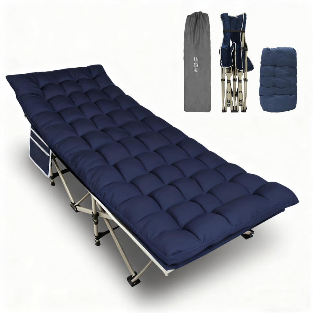 Folding Camping Cot with Removable Mattress and Carry Bag A99997