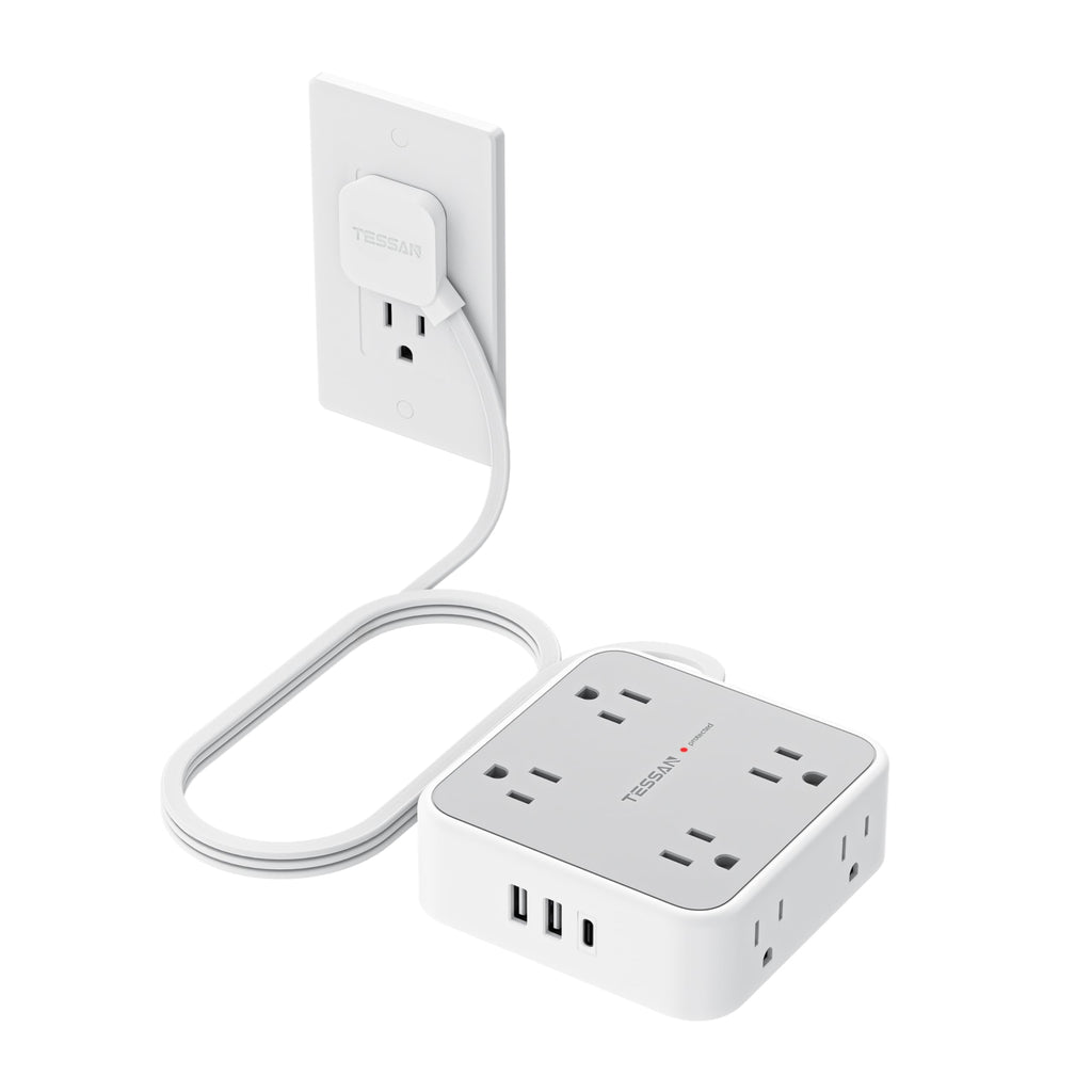 Grey 5 Ft Surge Protector Power Strip H77164