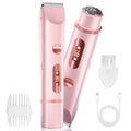 Dual-Head Electric Body Hair Trimmer IP67 Waterproof USB-C Rechargeable P6195