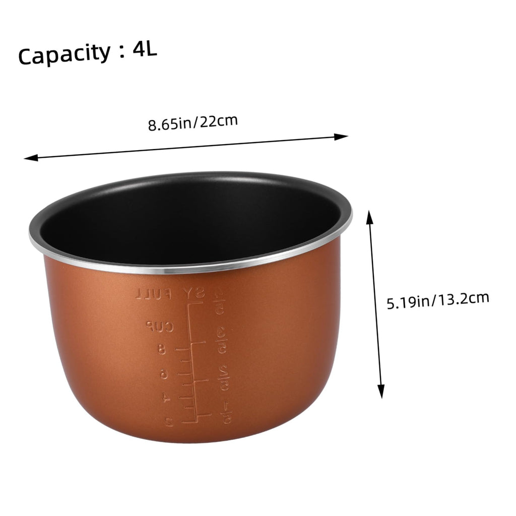 Aluminum Alloy Non Stick Electric Pressure Cooker Inner Pot E7461