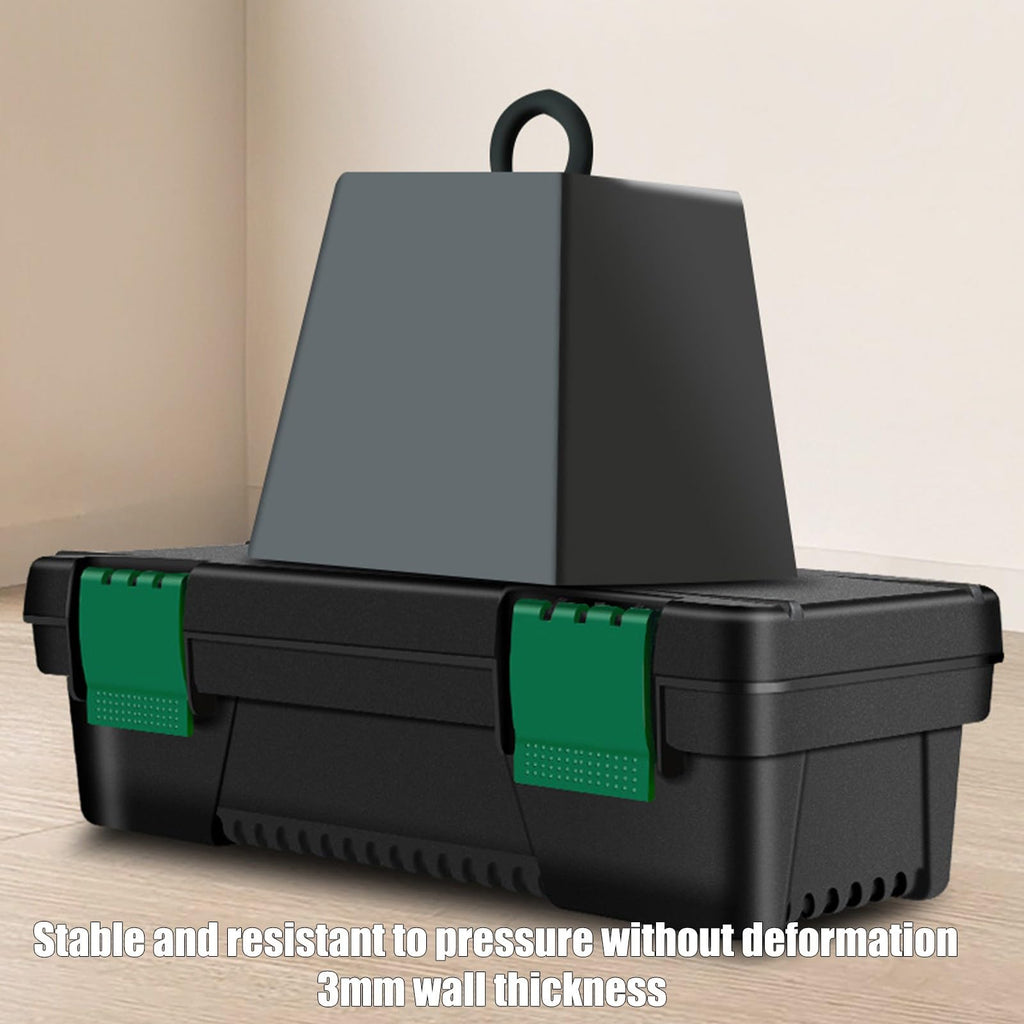 10-inch Plastic Tool Box with Handle and Removable Tray Z567901