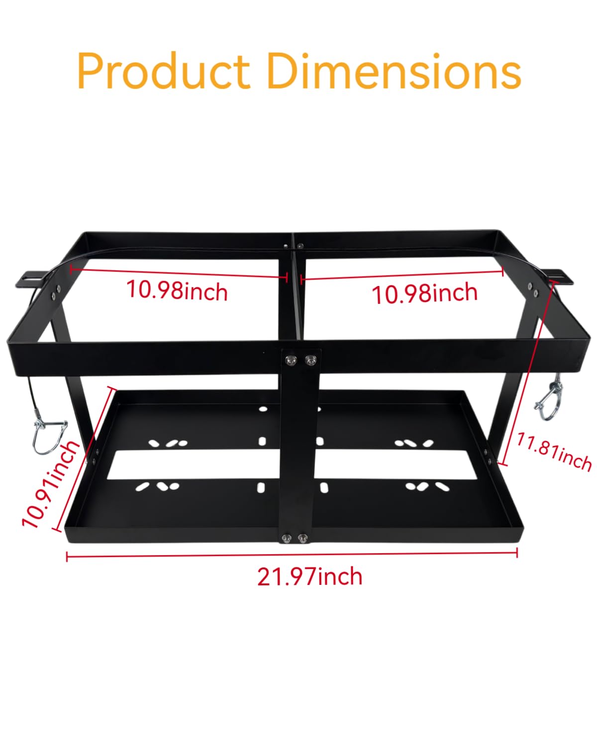 5 Gallon Gas Can Holder for Two 5 Gallon Gas Cans T46760