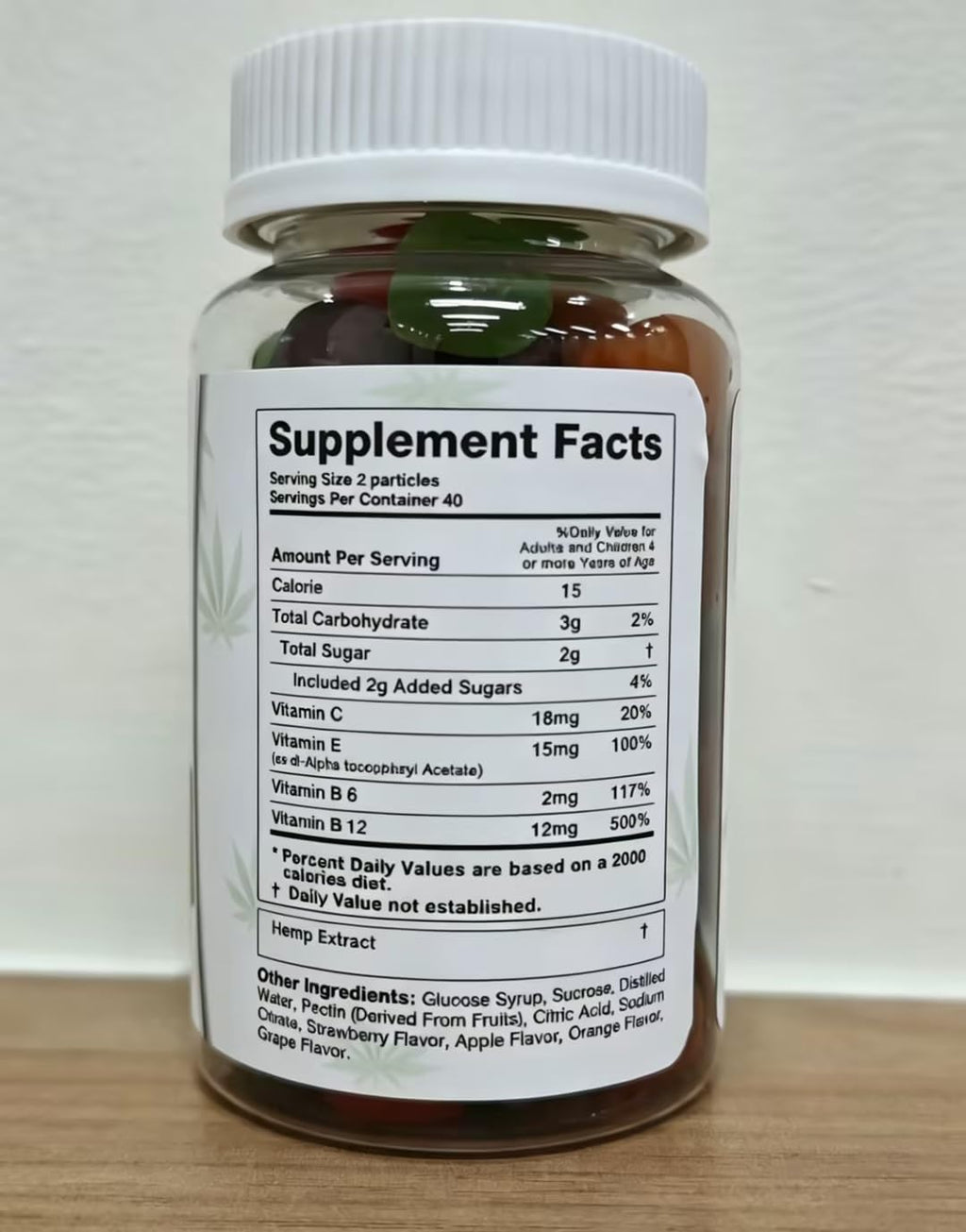 Organic Hemp Gummies 4 Pack Vegan F436