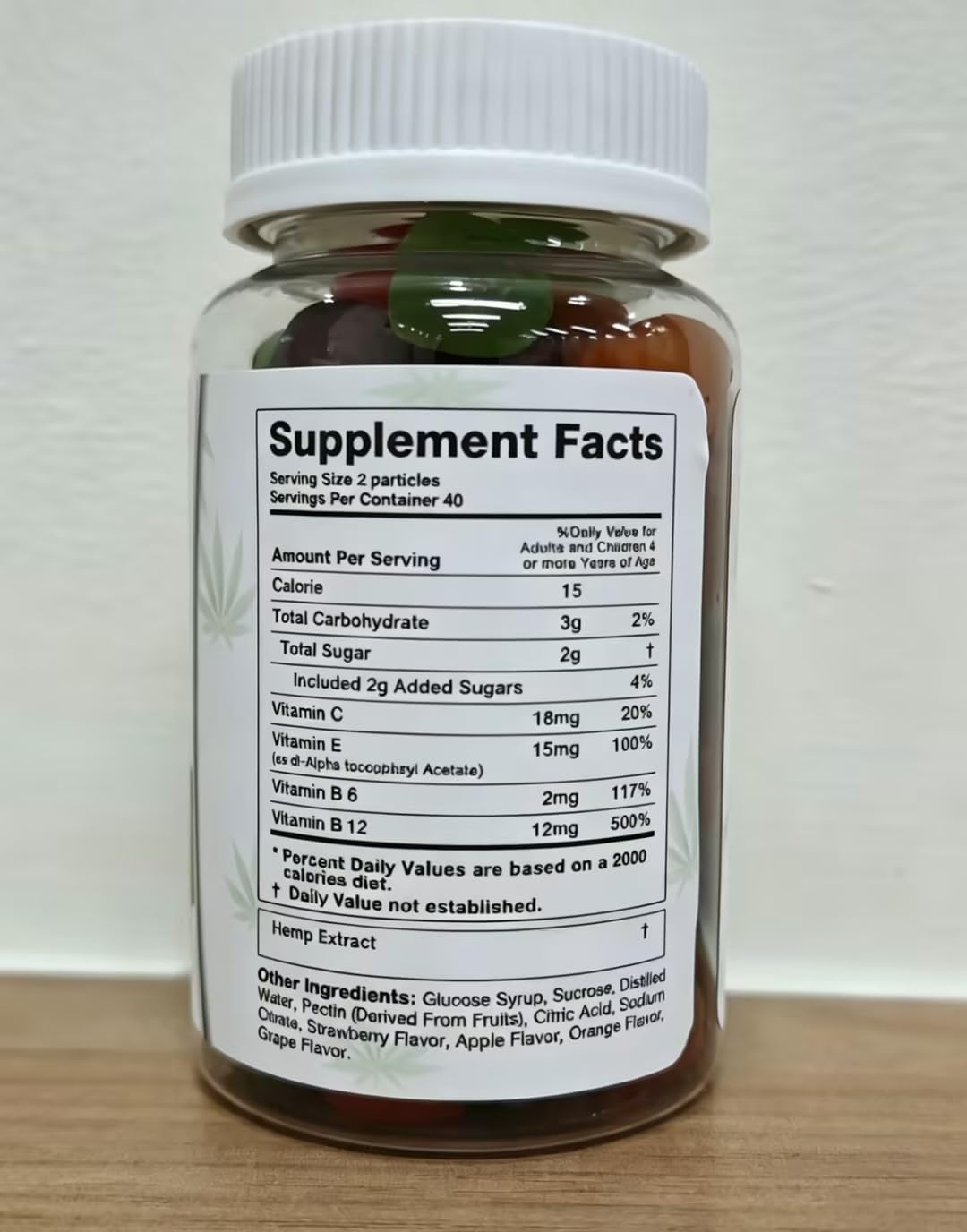 Organic Hemp Gummies 4 Pack Vegan F436