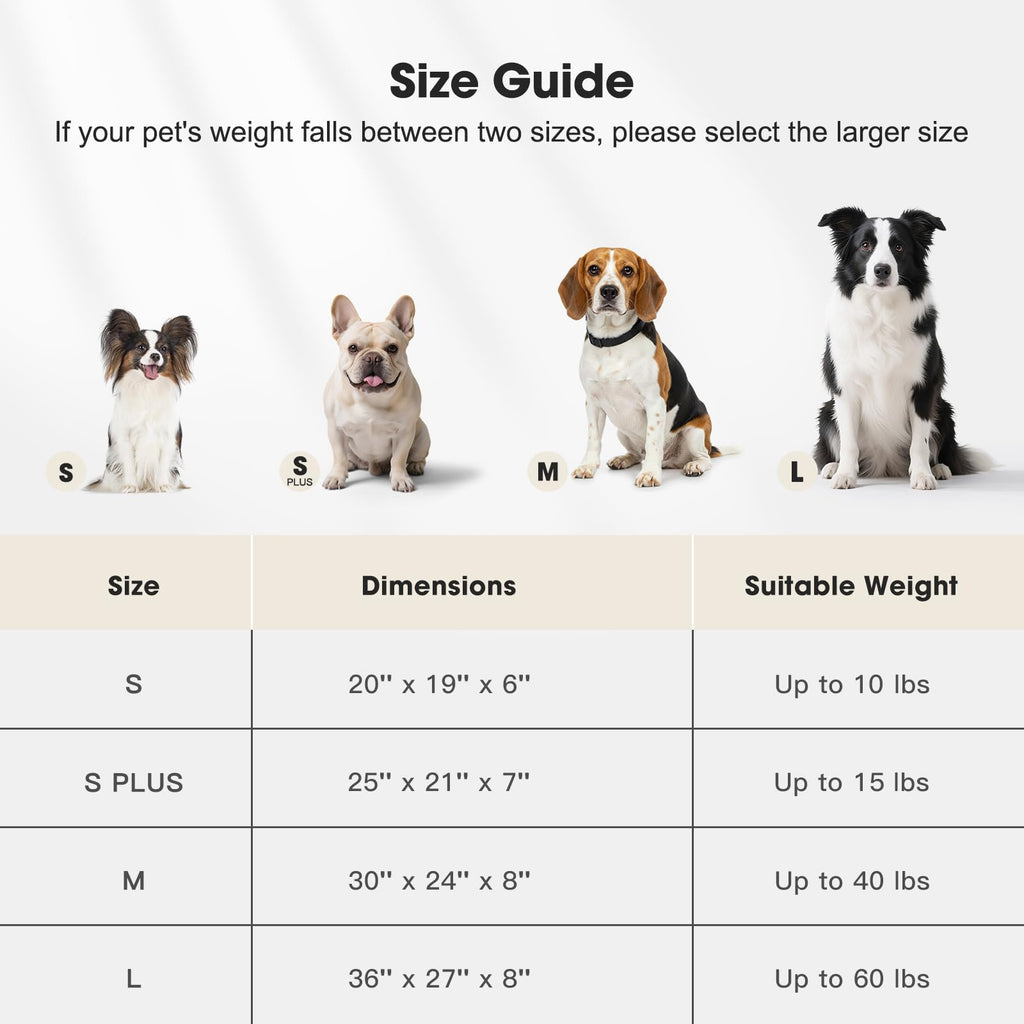 Medium Washable Dog Bed with Removable Cover D997