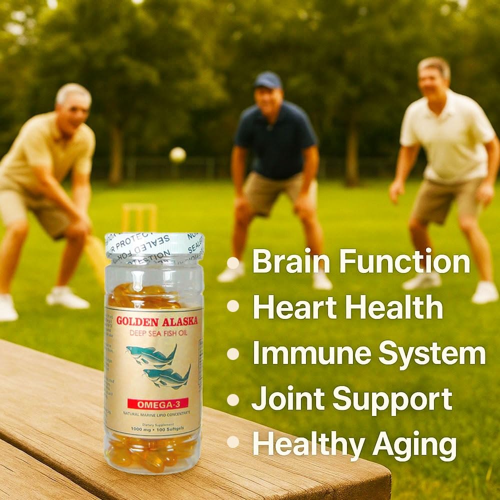 Omega 3 Fish Oil 1000mg 100 Softgels Y84912
