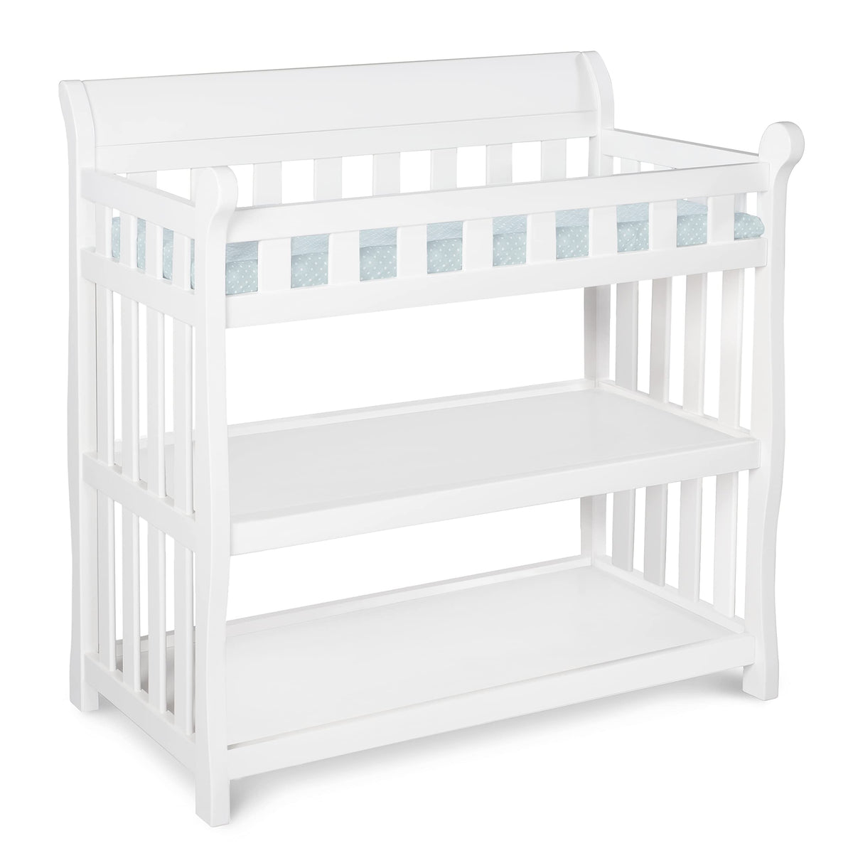 White Changing Table with Changing Pad C7902