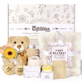 Get Well Soon Gift Basket with Blanket, Mug, Teddy Bear, Aromatherapy F7938