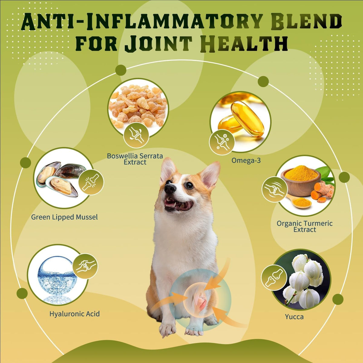 Glucosamine for Dogs Chicken Flavor 120 Freeze-Dried Chews M29000