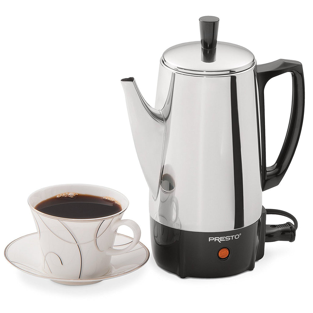 Stainless Steel 6-Cup Electric Coffee Percolator V8131