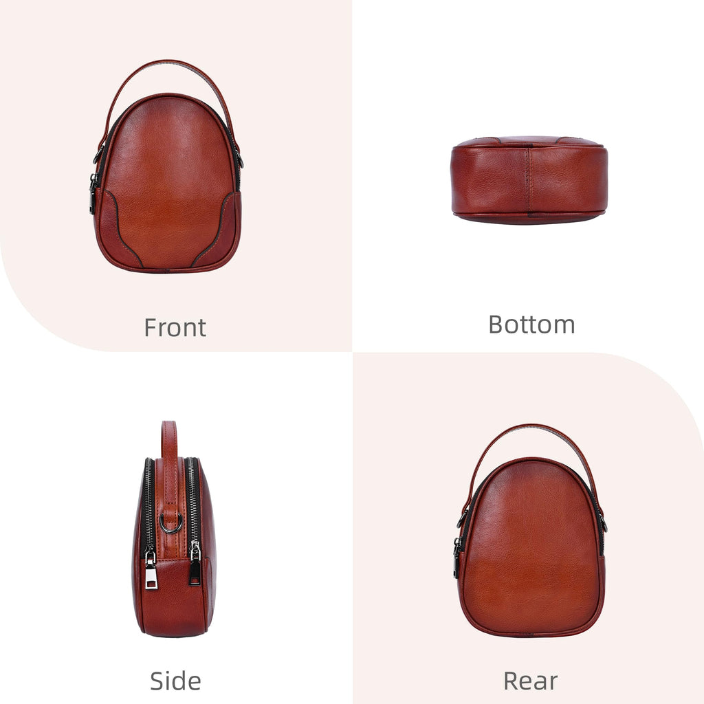 Small Leather Crossbody Bag Z4745