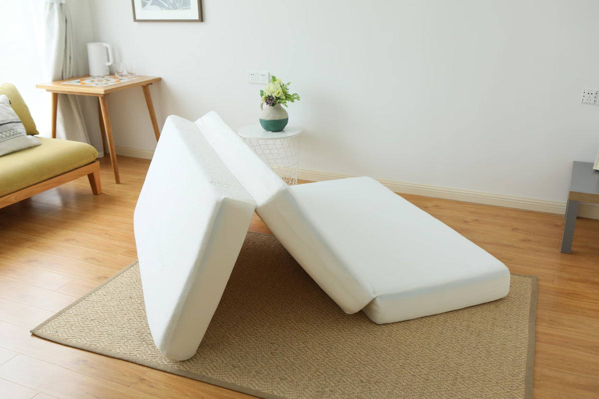 6-Inch Gel Infused Memory Foam Tri-fold Mattress with Bamboo Cover S2550