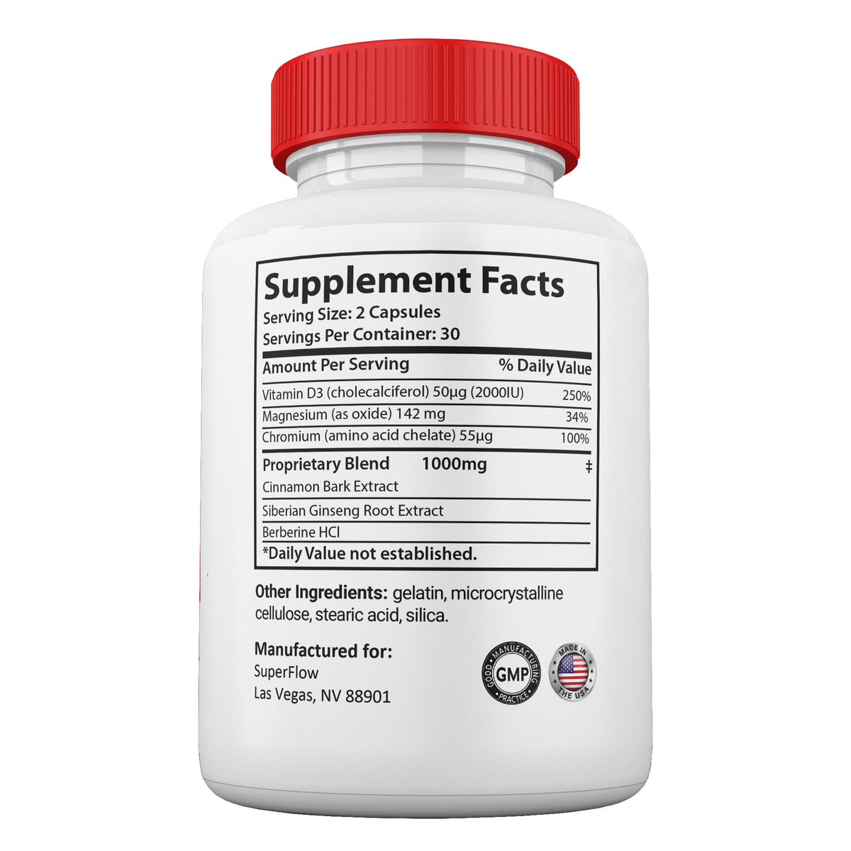 All Natural Supplement Capsules D379