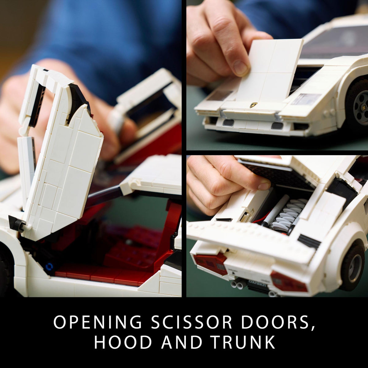 Model Car Kit Building Set with Scissor Doors V12 Engine N528
