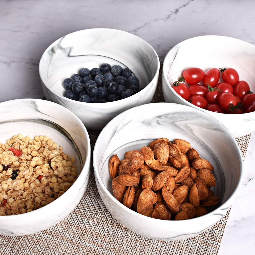 Ceramic Bowl Set of 4, 33 Oz, Dishwasher and Microwave Safe G536567