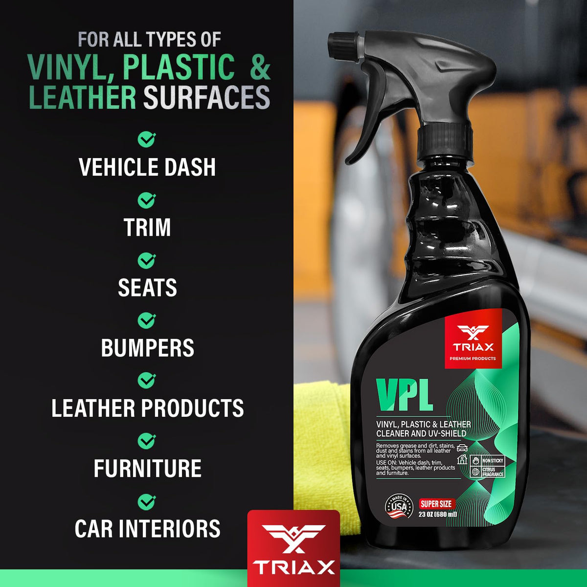 Vinyl Plastic Leather Cleaner 1 Gallon G766654