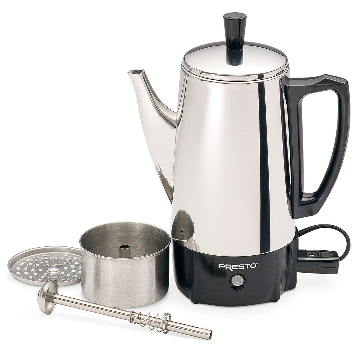 Stainless Steel 6-Cup Electric Coffee Percolator V8131