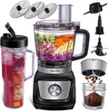 8-Cup Food Processor & Blender Combo, 1000W, Black T846514