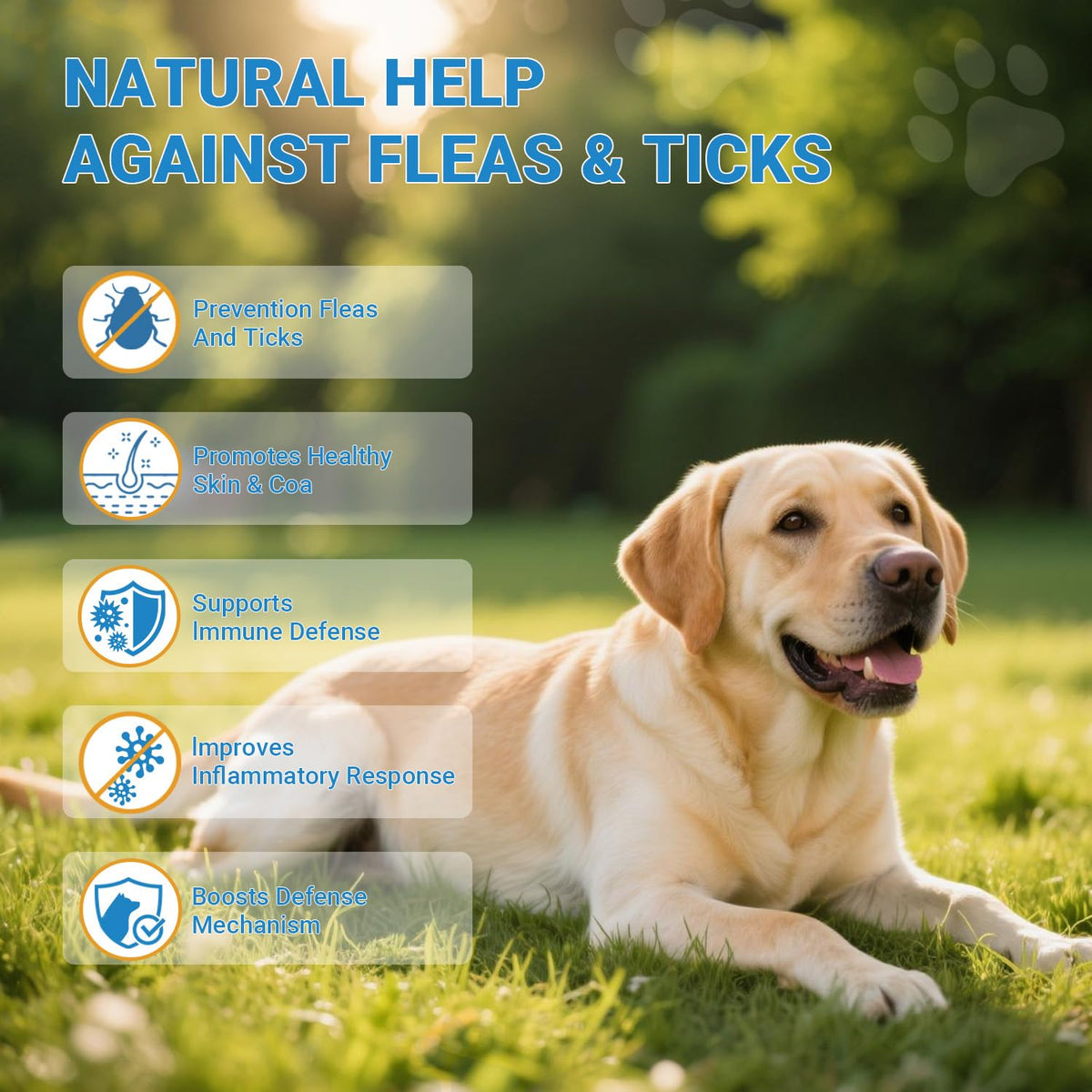 Flea and Tick Prevention for Dogs 200 Soft Chews Chicken Flavor L86784