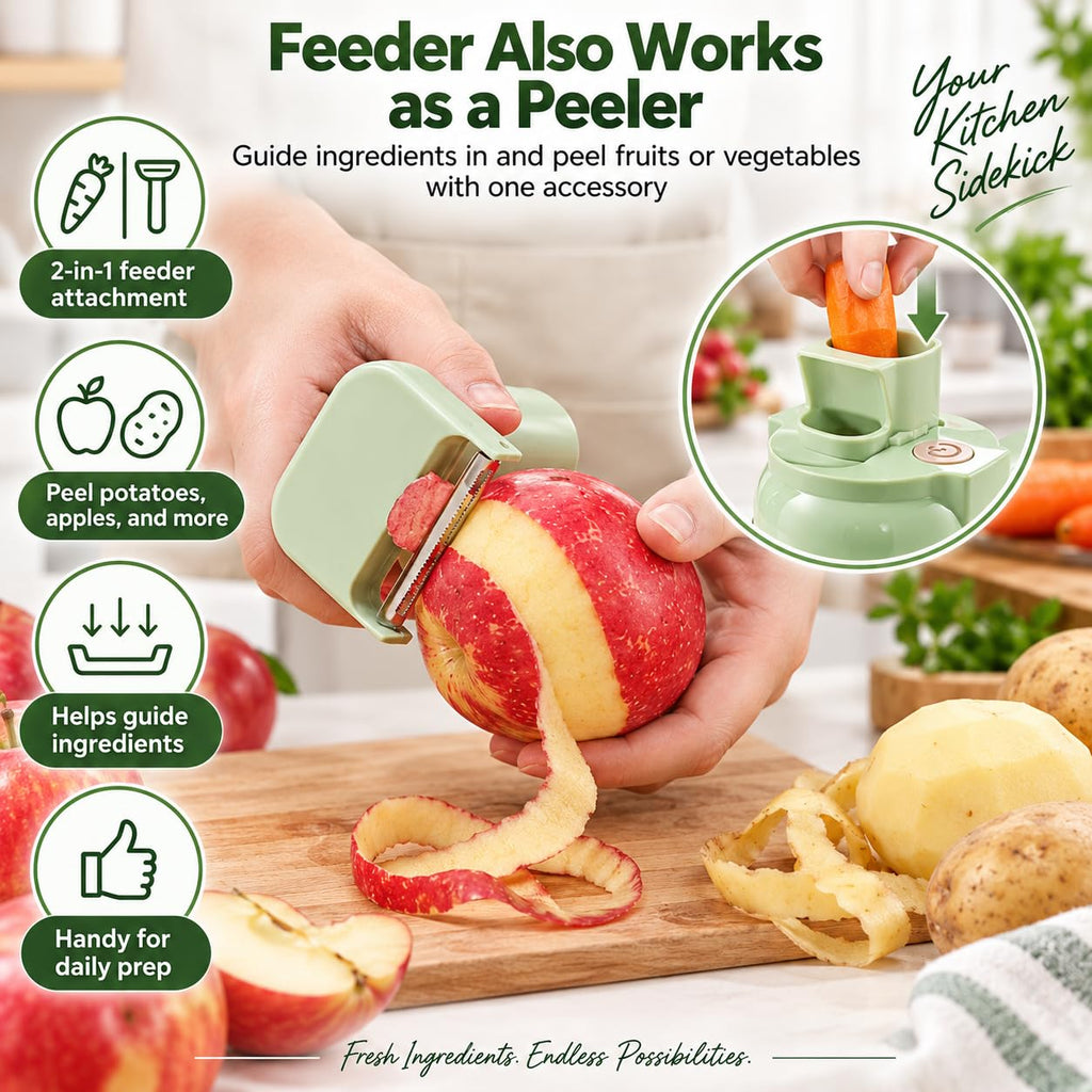 5-in-1 Wireless Electric Vegetable Chopper H19447