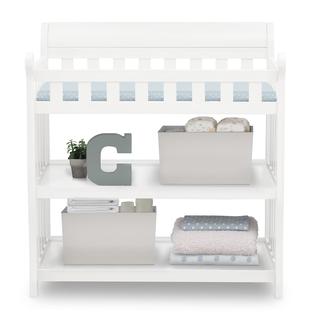 White Changing Table with Changing Pad C7902
