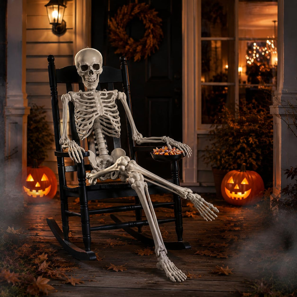 Life Size Poseable Skeleton with Movable Joints R3627