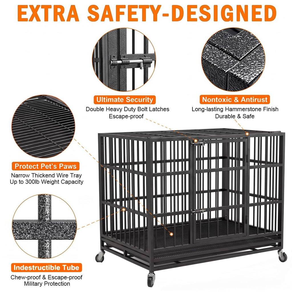 48" Heavy Duty Dog Crate G1803