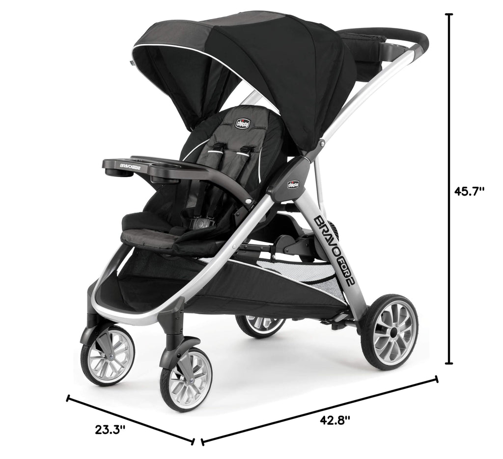 Double Stroller with Child & Parent Tray R5522