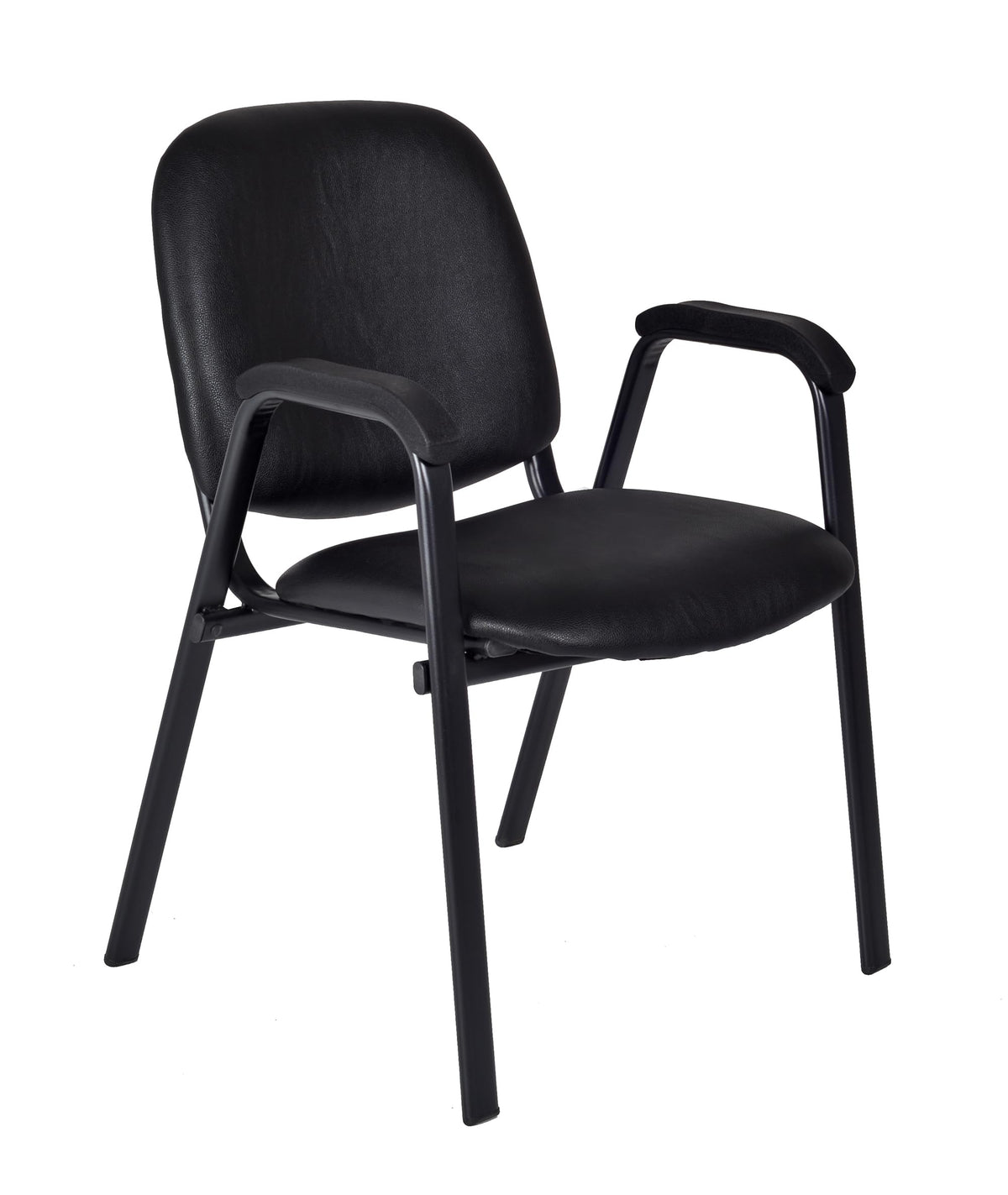 Vinyl Stacking Chair with Arms J7646