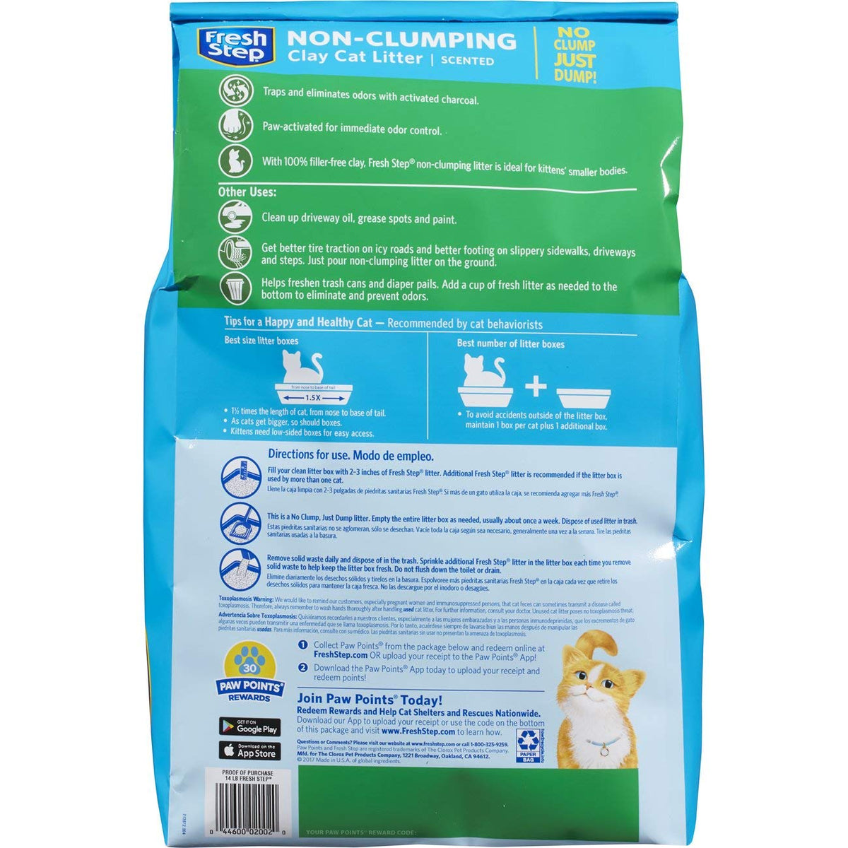 Non Clumping Cat Litter With 7-Day Odor Control, 14 lb. Bag T315