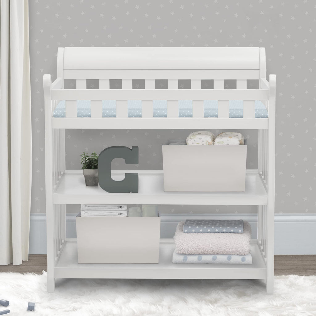 White Changing Table with Changing Pad C7902